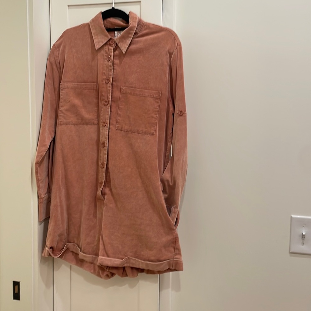 Sadie and sage Cordoroy romper